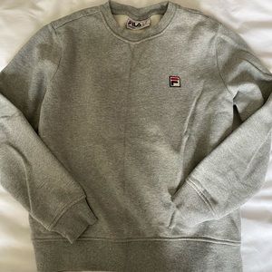 Fila Sweatsuit Hoodie Sweatpants Set Gray Sz S/M